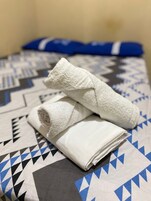 Free WiFi, bed sheets