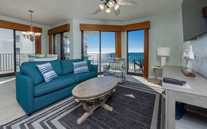 Condo, 3 Bedrooms | Living area - Phoenix Vi 61115 3 Bedroom Condo (Orange Beach)