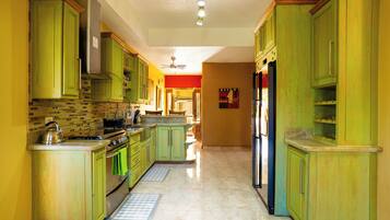 Microwave, oven, stovetop, paper towels