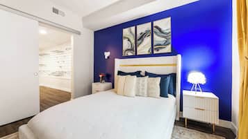 2 habitaciones, tabla de planchar con plancha, wifi y ropa de cama