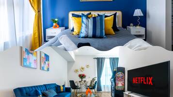 1 chambre, fer et planche à repasser, Wi-Fi, literie fournie