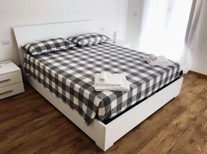 2 bedrooms, iron/ironing board, travel crib, WiFi