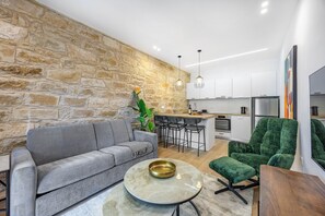 Apartment, 1 Bedroom, Terrace | Living room