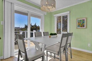 Dining - Coastal Retreat – Expansive Decks, Elevator & Easy Beach Access (Wrightsville Beach)