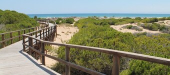 Vacation apartment with panoramic views near the beach with pool