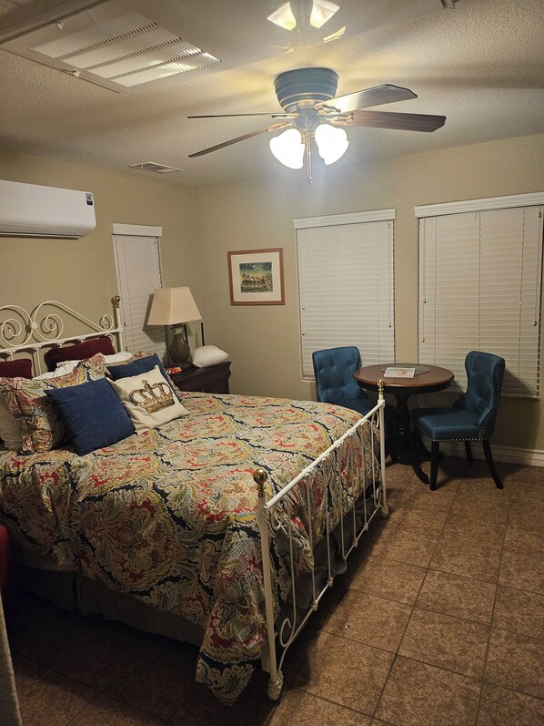 1 bedroom, in-room safe, iron/ironing board, bed sheets