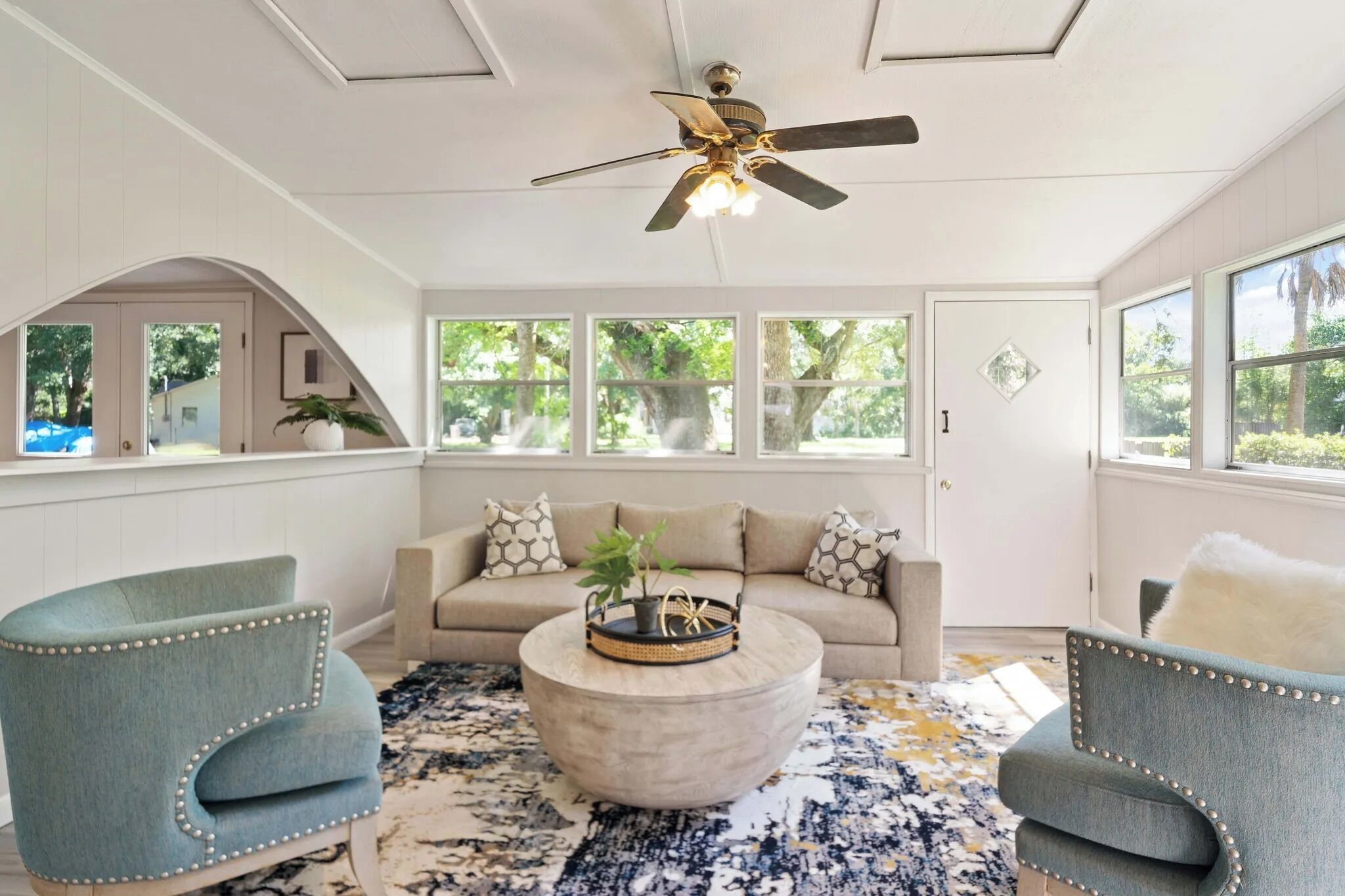 Smart TV, table football, books