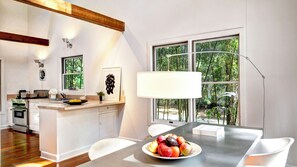 Dining - Architects Home surrounded by private, serene woodlands, conveniently... (East Hampton)