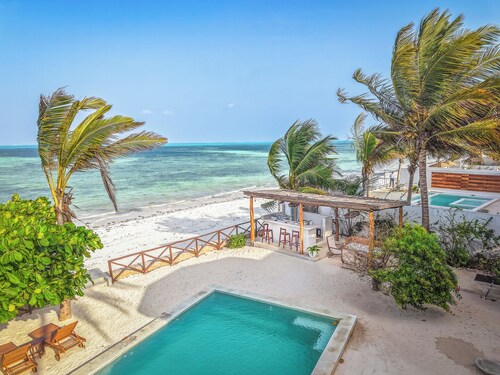 Solymar Staffed Beach Front Villa  