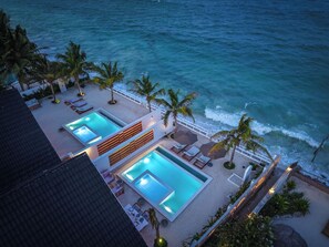 Deluxe-Villa, 4 Schlafzimmer, eigener Pool, Meerblick