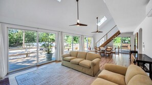 Smart TV, fireplace - Brand New Hampton Bays Home with Modern Design, Private Pool, Perfect for... (Hampton Bays)