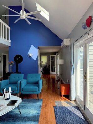 Interior - DownEast ocean bay waterfront home sleeps 6. 35 min. to Acadia and Bar Harbor. (Sullivan)