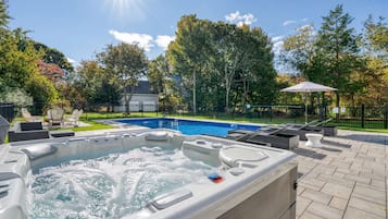 Una piscina climatizada