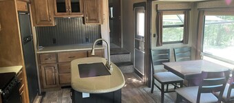 Cozy RV with terrific views, and peaceful surroundings.