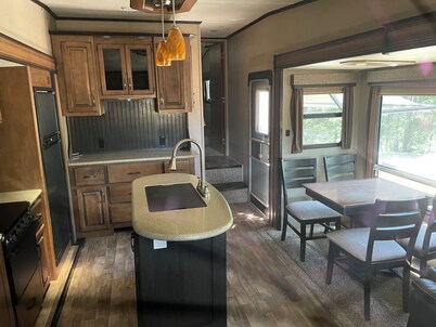 Cozy RV with terrific views, and peaceful surroundings.
