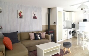 TV - Charming apartment with superb view in la Foux D'allos 10min walk from chairlift (Allos)