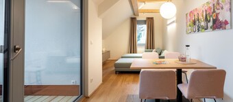 Family apartment near Herberstein Zoo