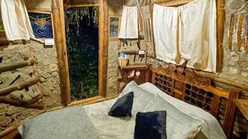 Baita Elite, 1 camera da letto, vista giardino | Biancheria da letto di alta qualità