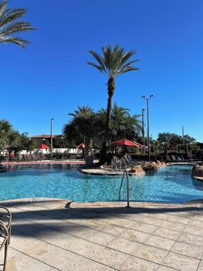 Outdoor pool, a heated pool - Disney Themed Home - Family Friendly! Less than 20 minutes from Disney! (Davenport)