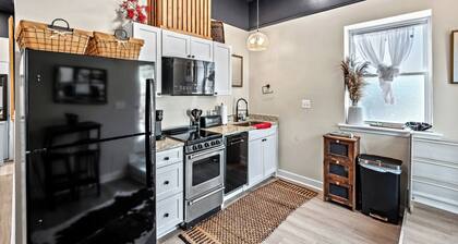 An upscale retreat across from the beach