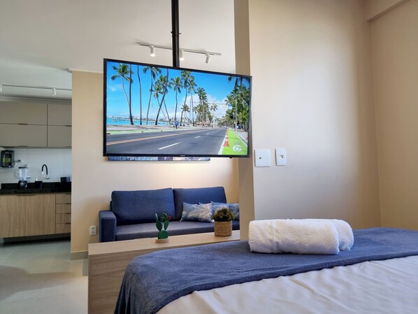 Estudio | Wifi gratis y ropa de cama 