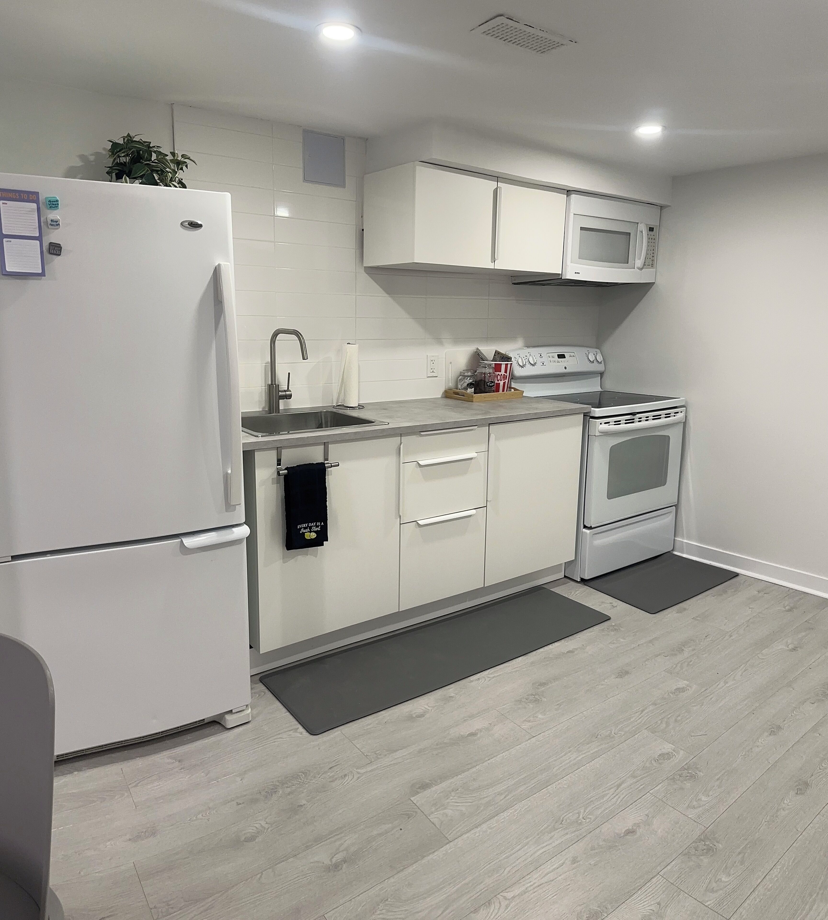 Microwave, oven, stovetop