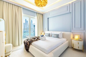 2 bedrooms, in-room safe, iron/ironing board, internet - Lux Designer 2BR | Grand Bleu | Waterfront Living (Dubai)
