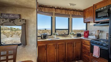 Microwave, oven, stovetop