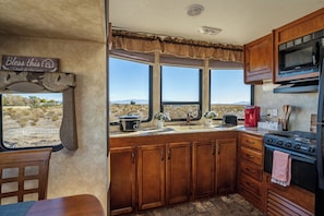 Microwave, oven, stovetop