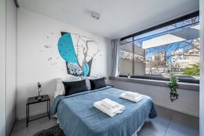 Mørklægningsgardiner, strygejern/strygebræt, gratis Wi-Fi