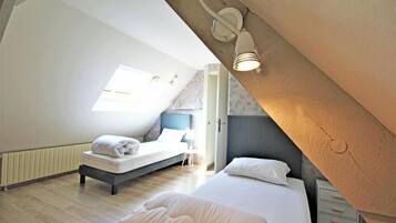 4 chambres, lit parapluie, Wi-Fi gratuit