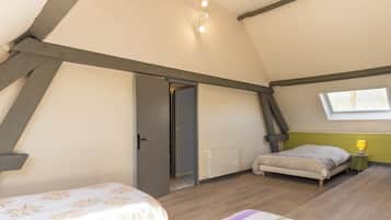 2 chambres, lit parapluie, Wi-Fi gratuit