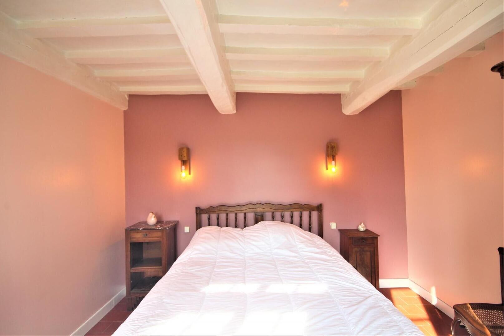 3 chambres, lit parapluie