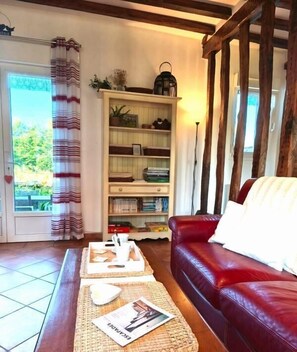 TV, fireplace, DVD player