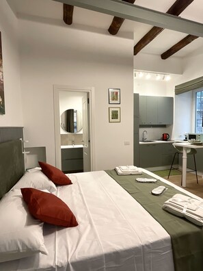 Comfort studio suite | Een gratis minibar, een kluis op de kamer, een bureau