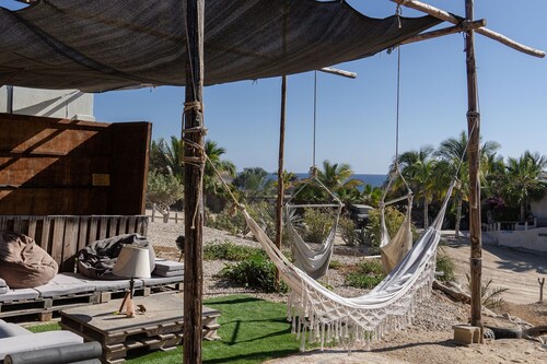 The Baja Station - Palapa in front of the surf break