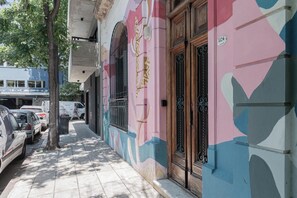 Fassade der Unterkunft