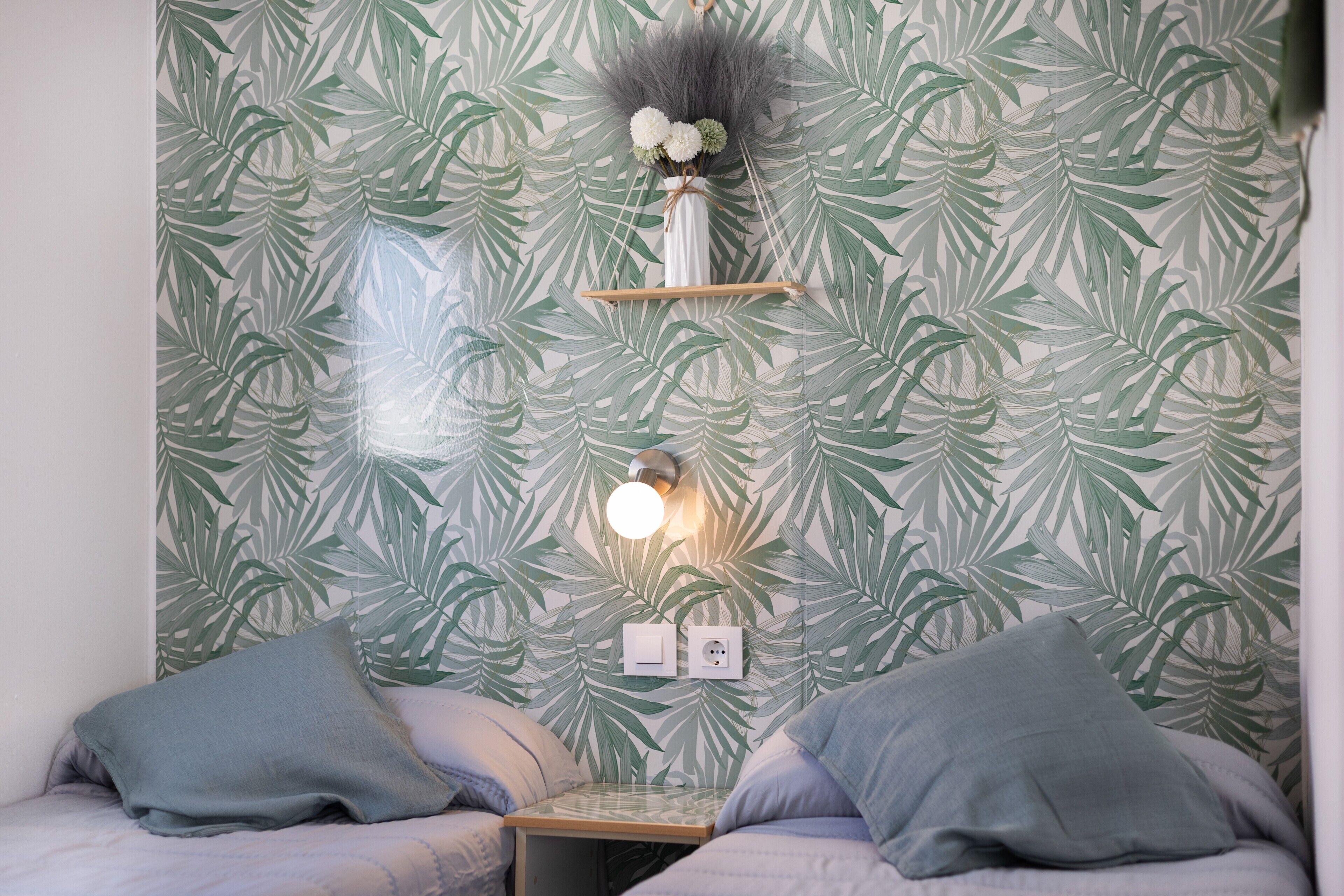 2 makuuhuonetta, silitysrauta/-lauta, ilmainen Wi-Fi, vuodevaatteet