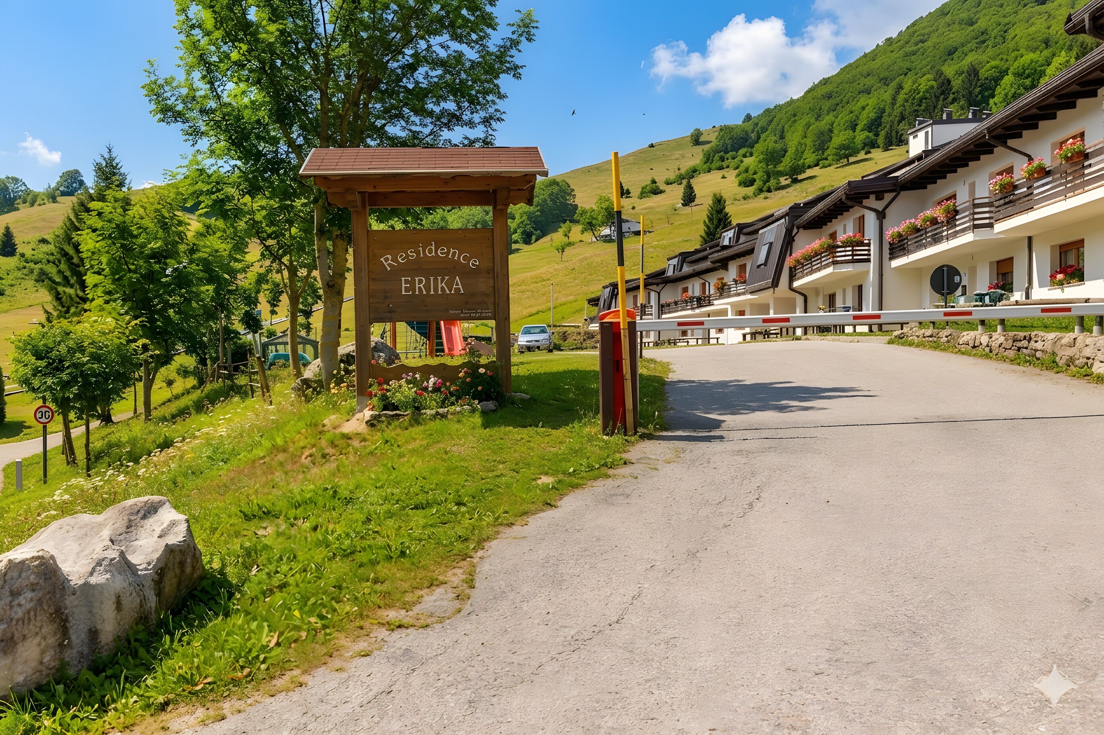 Enceinte de l’hébergement