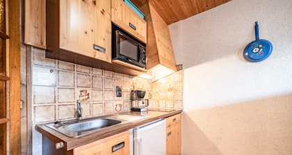 Einzimmerapartment 'Le Blanchot - 4 Pers' mit Bergblick, Balkon und Wi-Fi