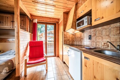 Apartamento 'Le Groomy - 5 Pers' con vistas a la montaña, balcón y Wi-Fi