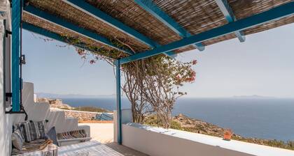 Ferienhaus 'Mesaria' mit Meerblick, Wi-Fi und Klimaanlage