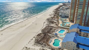 Accommodatie ligt op het strand