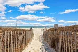 On the beach