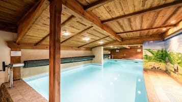 Piscine couverte, piscine chauffée