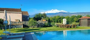 Outdoor pool - Agriturismo Galea: pool,Sicilian food,Etna,Taormina, and the sea for relaxation. (Riposto)