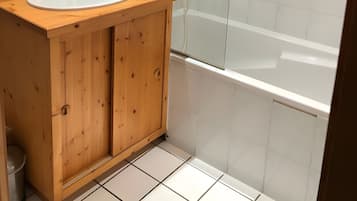 Een douche, een haardroger