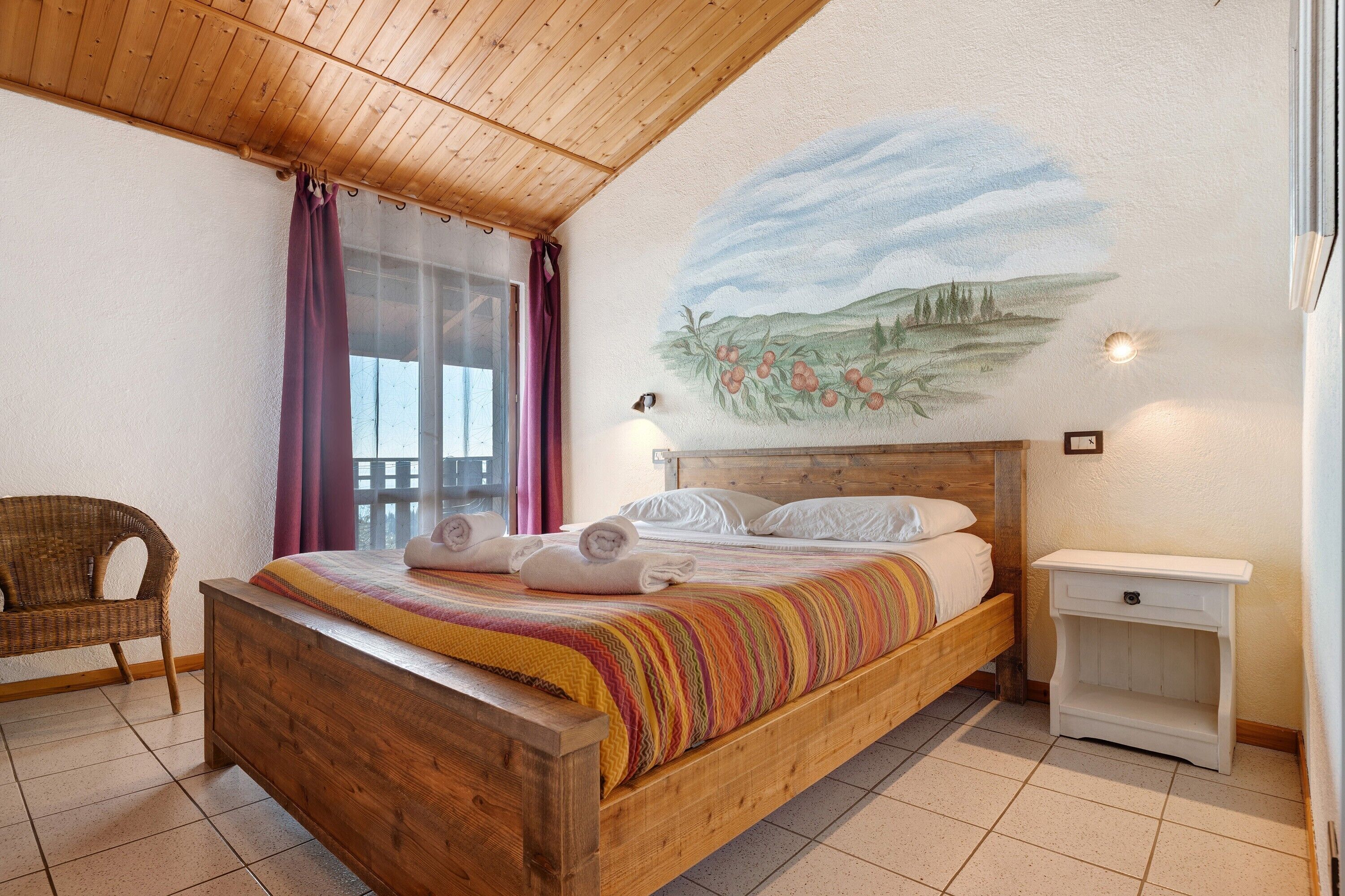 1 chambre, accès au Wi-Fi (inclus), literie fournie