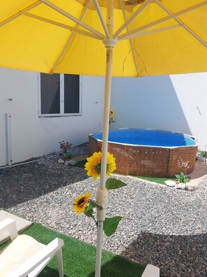 Property grounds - Charming & Cozy 1-bedroom apartment in Noord with Plunge pool, WiFi & AC (Noord)