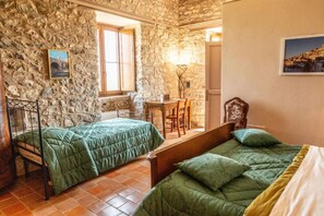 1 slaapkamer, een bureau, een strijkplank/strijkijzer, wifi